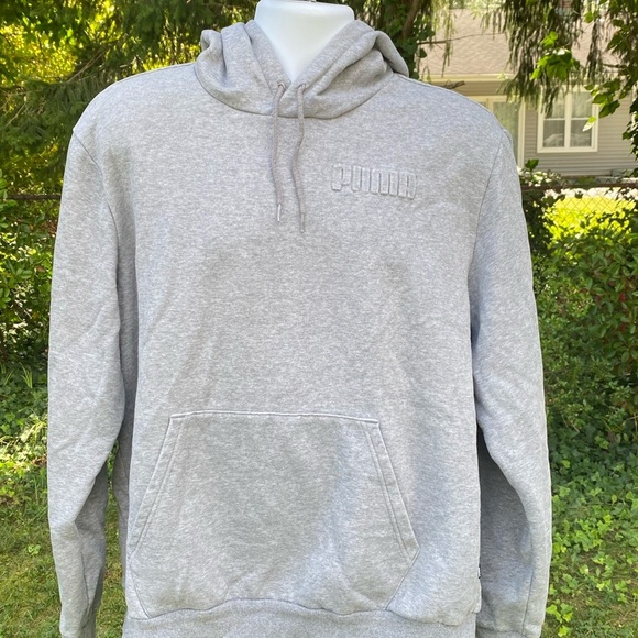 PUMA Men's Gray Hoodie - Picture 3 of 6